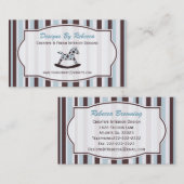 Carte de visite à cheval à rochers (Devant / Derrière)