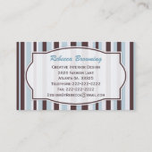 Carte de visite à cheval à rochers (Dos)