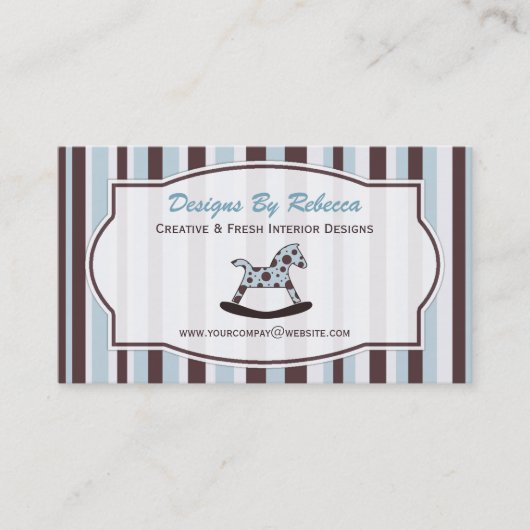 Carte de visite à cheval à rochers (Devant)