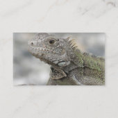 Carte de visite à cornes d'iguane (Dos)