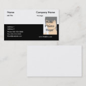 Carte de visite à deux tons (Devant / Derrière)