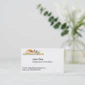 Carte de visite à double fonction de Compumatrix (Debout devant)