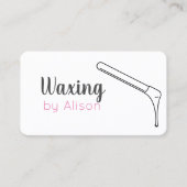 Carte de visite à épilation (Devant)