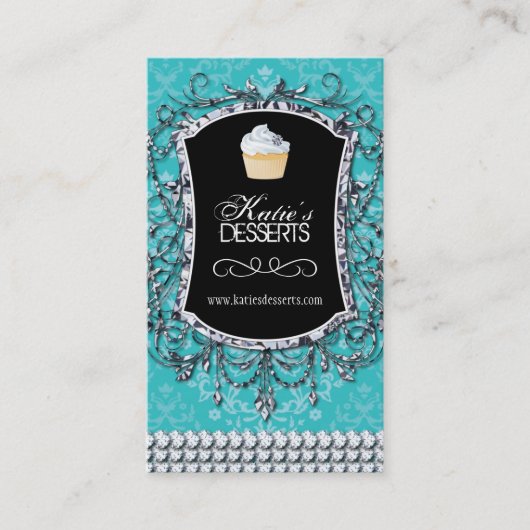 Carte de visite à extrémité élevé de boulangerie (Devant)