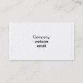 Carte De Visite À la lune et au dos (Dos)