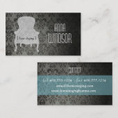 Carte de visite à la maison chic minable (Devant / Derrière)