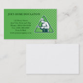 carte de visite à la maison de technicien (Devant / Derrière)