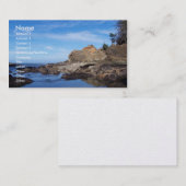 Carte De Visite À la mer (Devant / Derrière)