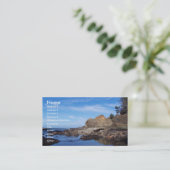 Carte De Visite À la mer (Debout devant)