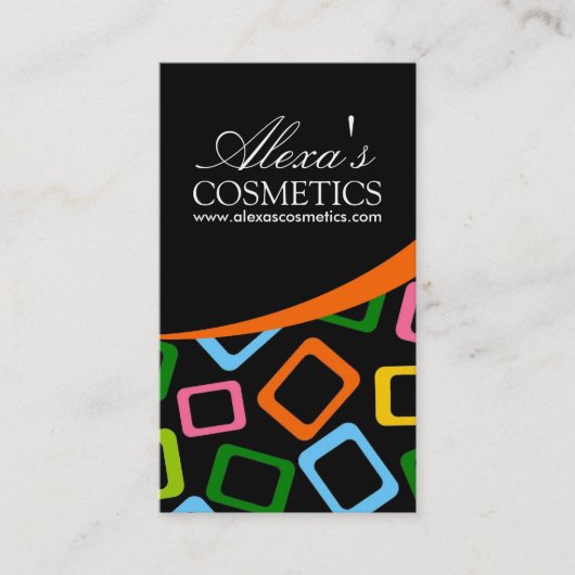 Carte de visite à la mode (Devant)