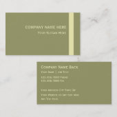 Carte de visite à la mode (Devant / Derrière)