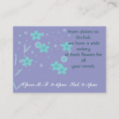 Carte de visite à la mode (Dos)