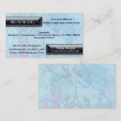 Carte de visite à la mode d'arrière - plan de (Devant / Derrière)