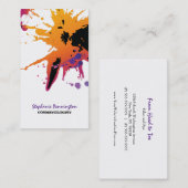 Carte de visite à la mode de cosmetolgist (Devant / Derrière)