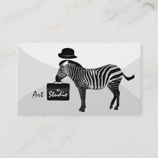 Carte de visite à la mode de studio d'art (Devant)