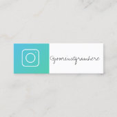 carte de visite à la mode moderne de médias (Devant)