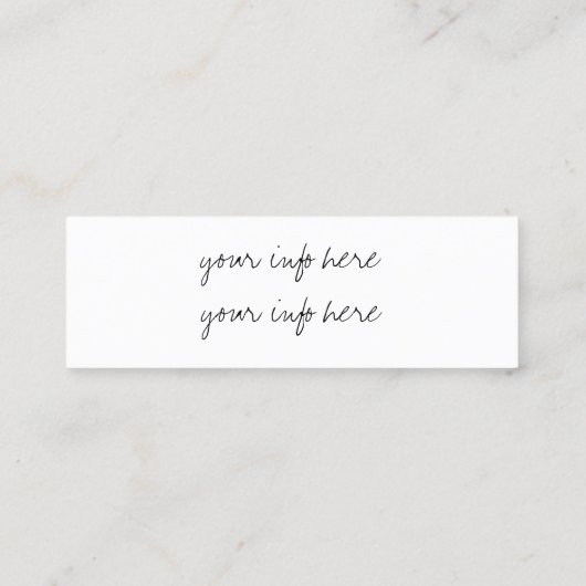 carte de visite à la mode moderne de médias (Dos)