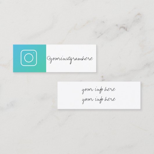 carte de visite à la mode moderne de médias (Devant / Derrière)