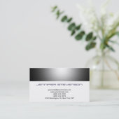 Carte de visite à la mode pour un consultant propr (Debout devant)