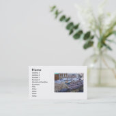 Carte de visite à l'ail (Debout devant)