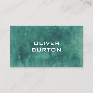 Carte de visite à l'aquarelle.