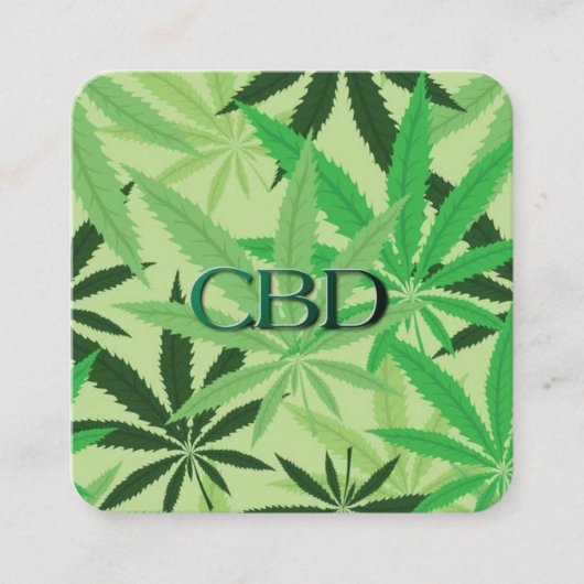 carte de visite "à l'huile cbd" (Devant)