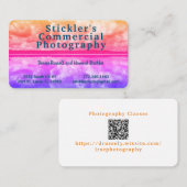 Carte de visite à l'oeil (Devant / Derrière)