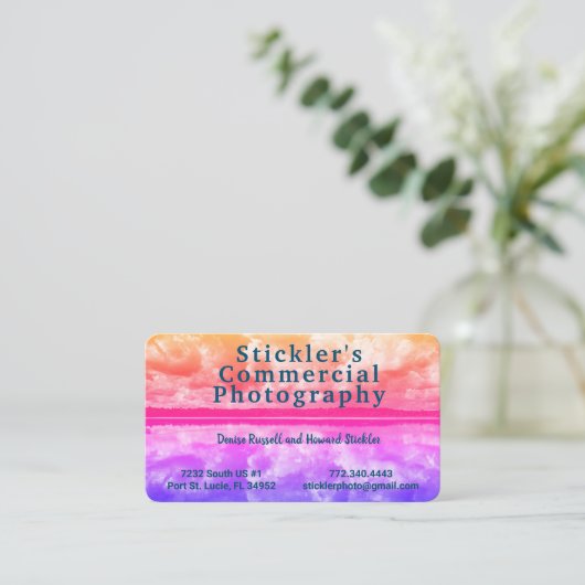 Carte de visite à l'oeil (Debout devant)