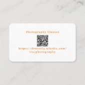 Carte de visite à l'oeil (Dos)