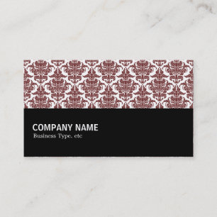 Carte De Visite À mi-chemin 059 - Damas brun foncé