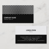 Carte De Visite À mi-chemin - Peigne (Devant / Derrière)