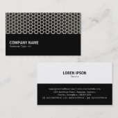 Carte De Visite À mi-chemin - Peigne de miel chaud (Devant / Derrière)