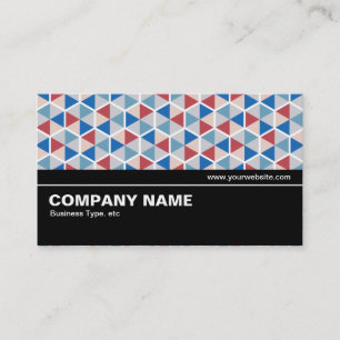 Carte De Visite À mi-chemin V2 - Motif Hexagonal 05