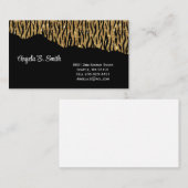 Carte de visite à motifs animaliers (Devant / Derrière)