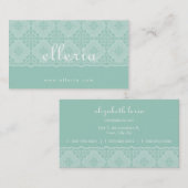 CARTE DE VISITE :: à motifs ornementaux 7 (Devant / Derrière)