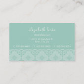 CARTE DE VISITE :: à motifs ornementaux 7 (Dos)