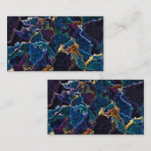 Carte de visite à nappes d'huile (Devant / Derrière)