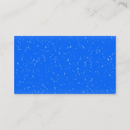 Carte de visite À Neige Avec Chute De Neige (Dos)