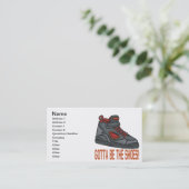 Carte De Visite A obtenu d'être les chaussures (Debout devant)