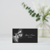 Carte de visite à papillons moderne (Debout devant)