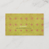 Carte de visite à pois (Dos)