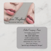 Carte De Visite À qui vous faites les cheveux Professionnel (Devant / Derrière)