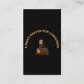 CARTE DE VISITE A QUIET PRAYER FOR CHRISTMAS (Devant)
