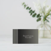 Carte de visite à rayures modernes (Debout devant)