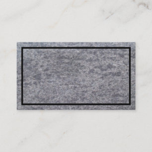Carte de visite à texture de marbre gris