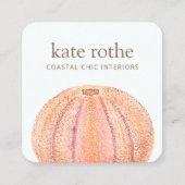 Carte de visite à thème de la plage d'Urchin de me (Devant)