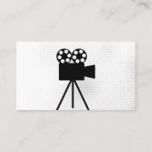 carte de visite à thème FIlm et vidéo (Dos)