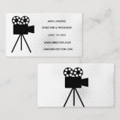 carte de visite à thème FIlm et vidéo (Devant / Derrière)