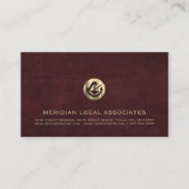 Carte de visite à thème juridique distinct (Devant)