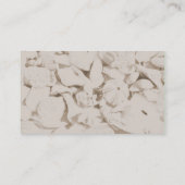 Carte de visite à thème Océan, Texte blanc (Dos)